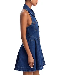 Light Blue Sleeveless Mini Dress