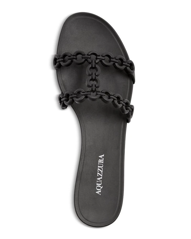 Women's Infinity Chain Jelly Sandals
