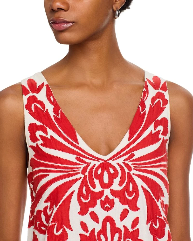 Liliana Appliqué Maxi Dress