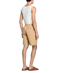 Printed Pull On Shorts