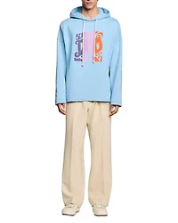 Graphic Oversized Pullover Hoodie