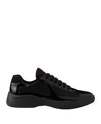 Men's Patent Leather and Technical Fabric America's Cup Sneakers