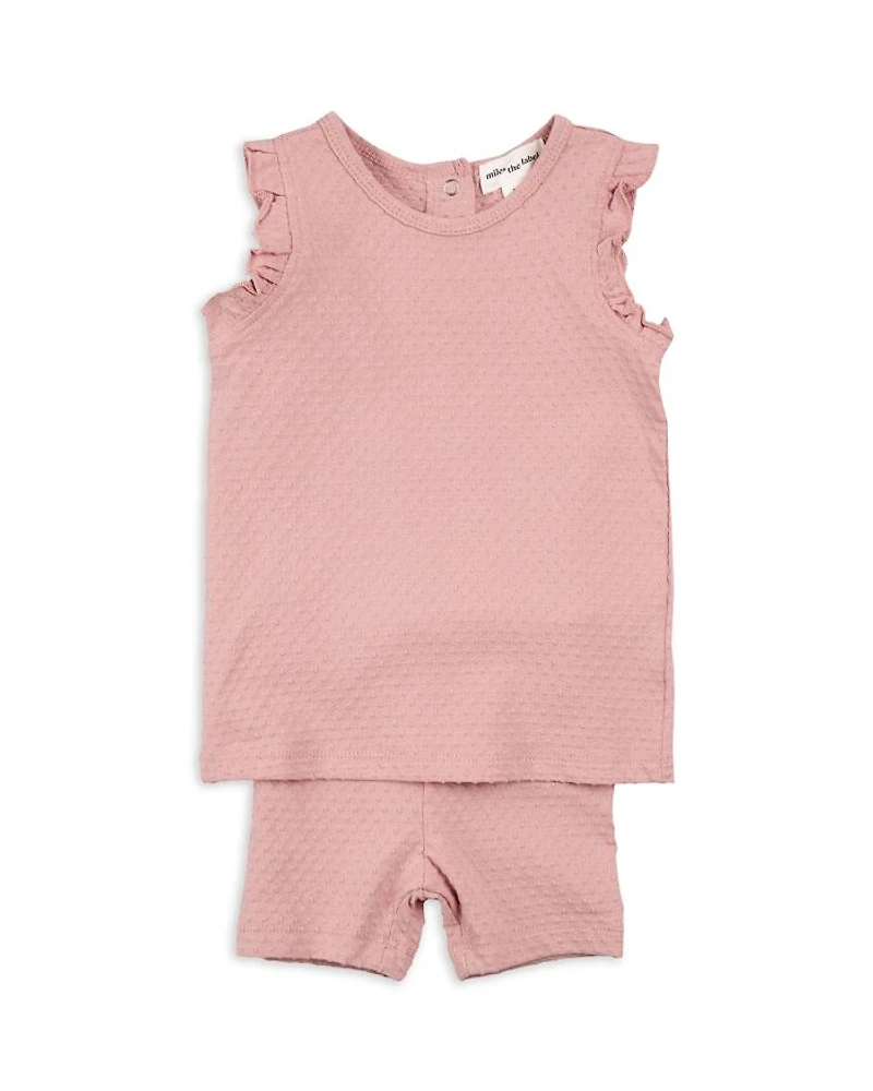 Girls' Tank Top & Biker Shorts Set - Baby