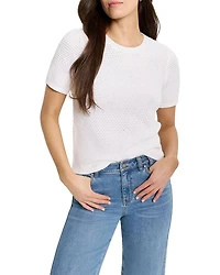 Tuck Stitch Sweater Tee