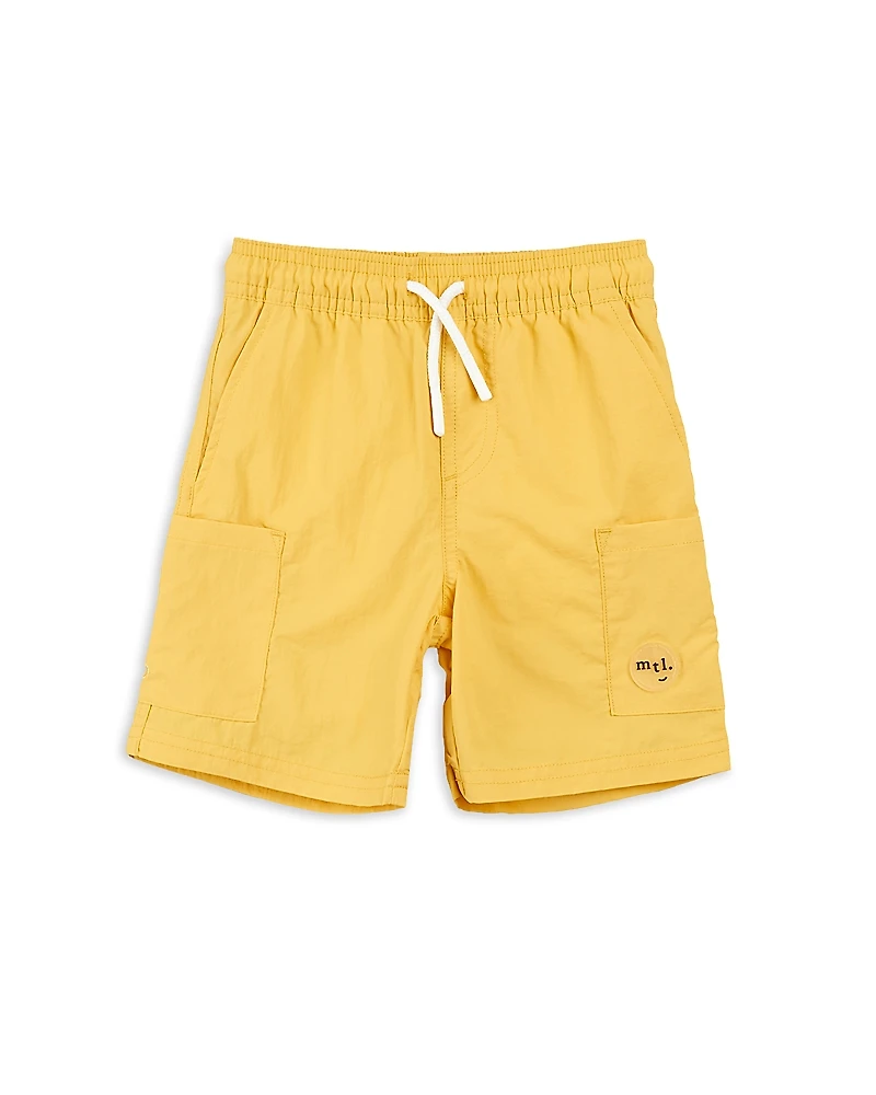 Miles The Label Boys' Crinkle Swim Trunks - Little Kid