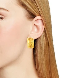 Jackie Onassis Braided Clip On Earrings