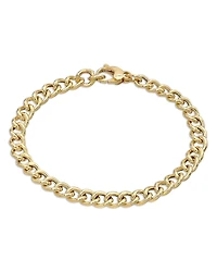 Zoe Lev 14K Yellow Gold Large Curb Link Chain Bracelet
