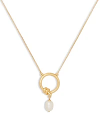 Ropes & Knots Freshwater Pearl Pendant Necklace, 18-21"