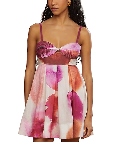 Amur Allison Printed Mini Dress