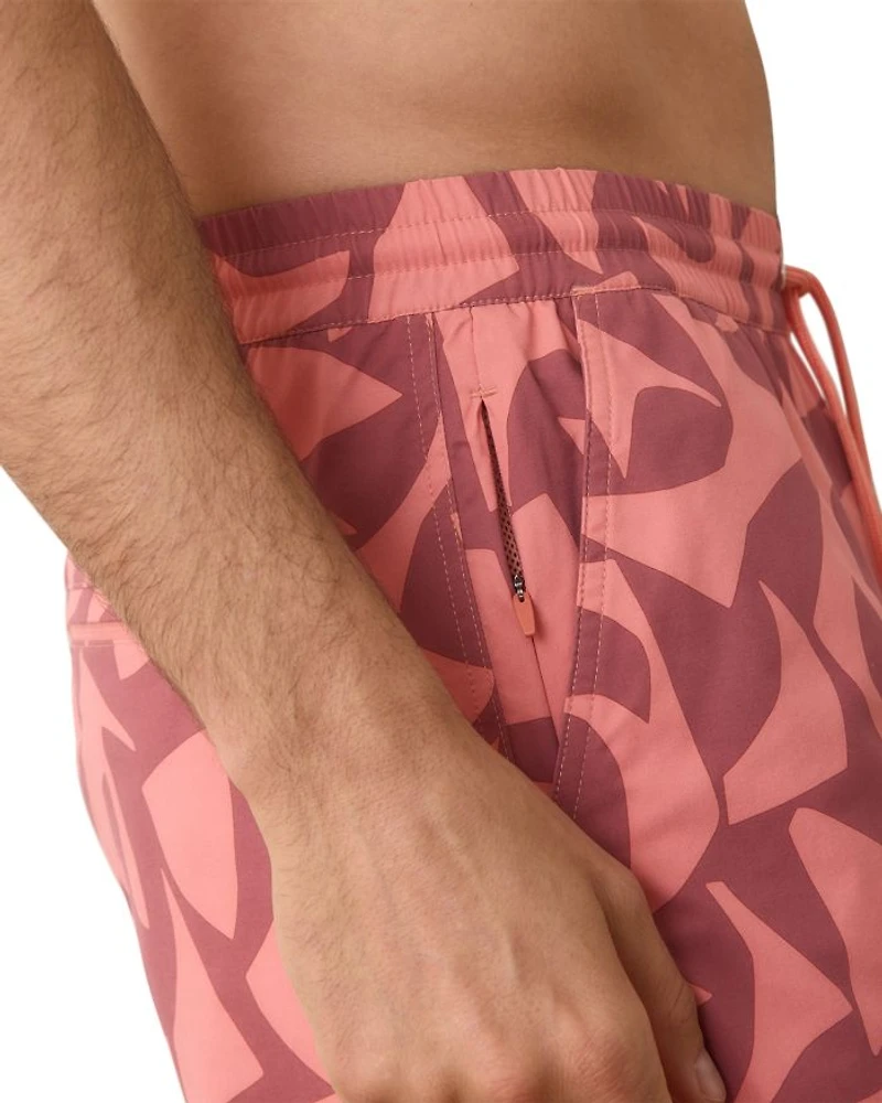 Printed Lined 6" Swim Shorts