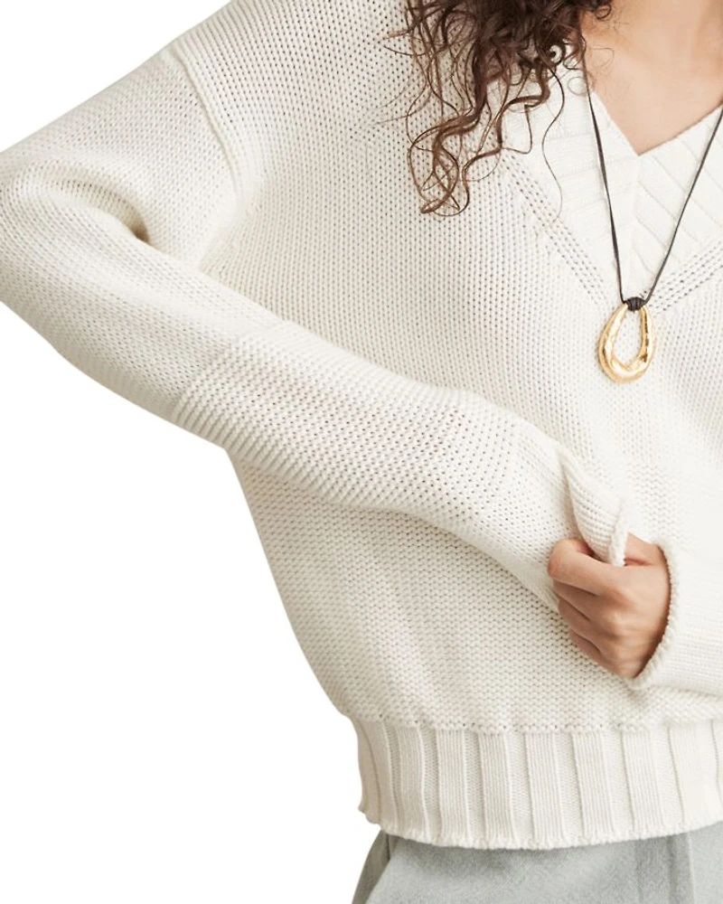 Jenny Knit V Neck Sweater