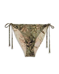 NYBG Thia Floral Side Tie Bikini Bottoms