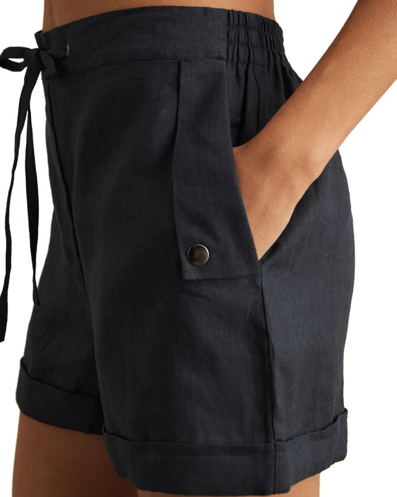 Cara Linen Shorts