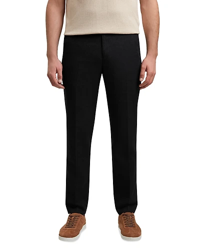 Ted Baker Kumart Washed Linen Blend Slim Fit Trousers