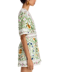 Folk Floral Romper - Exclusive