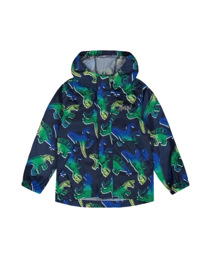 Boys' Printed Packable Dino Windbreaker - Little Kid