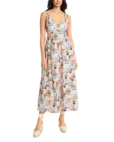 Maxi Dress with Double Strap