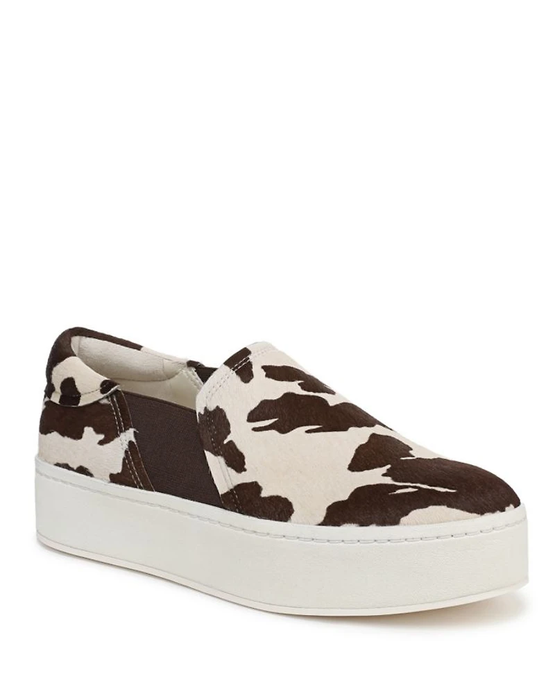 Women's Warren II Calf Hair Slip On Platform Sneakers
