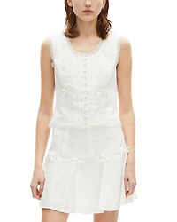 Sleeveless Lace Top