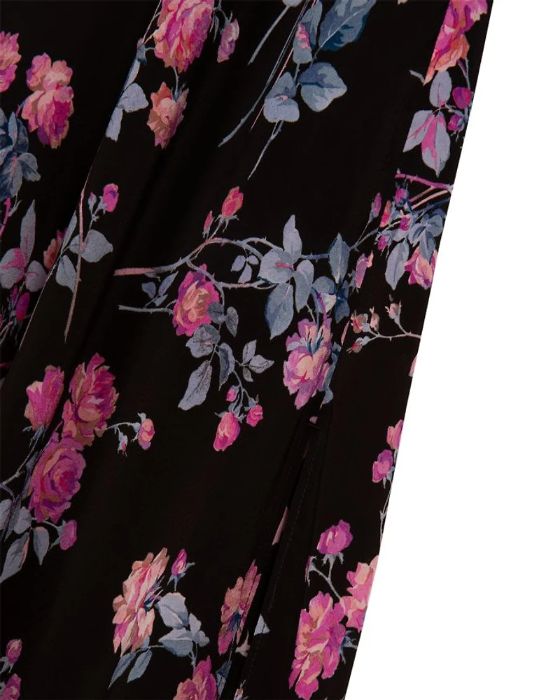 Floral Print Maxi Skirt