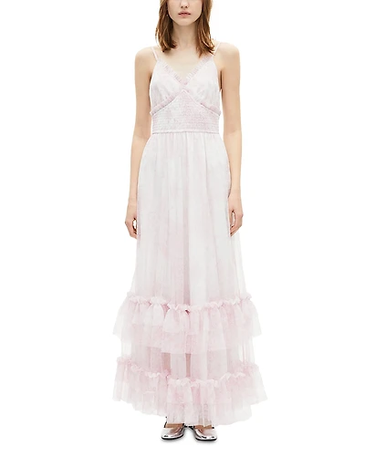 The Kooples Tiered Ruffle Trim Dress