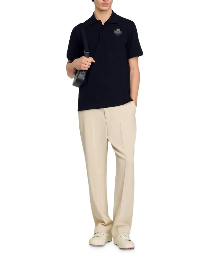 Cross Patch Polo Shirt
