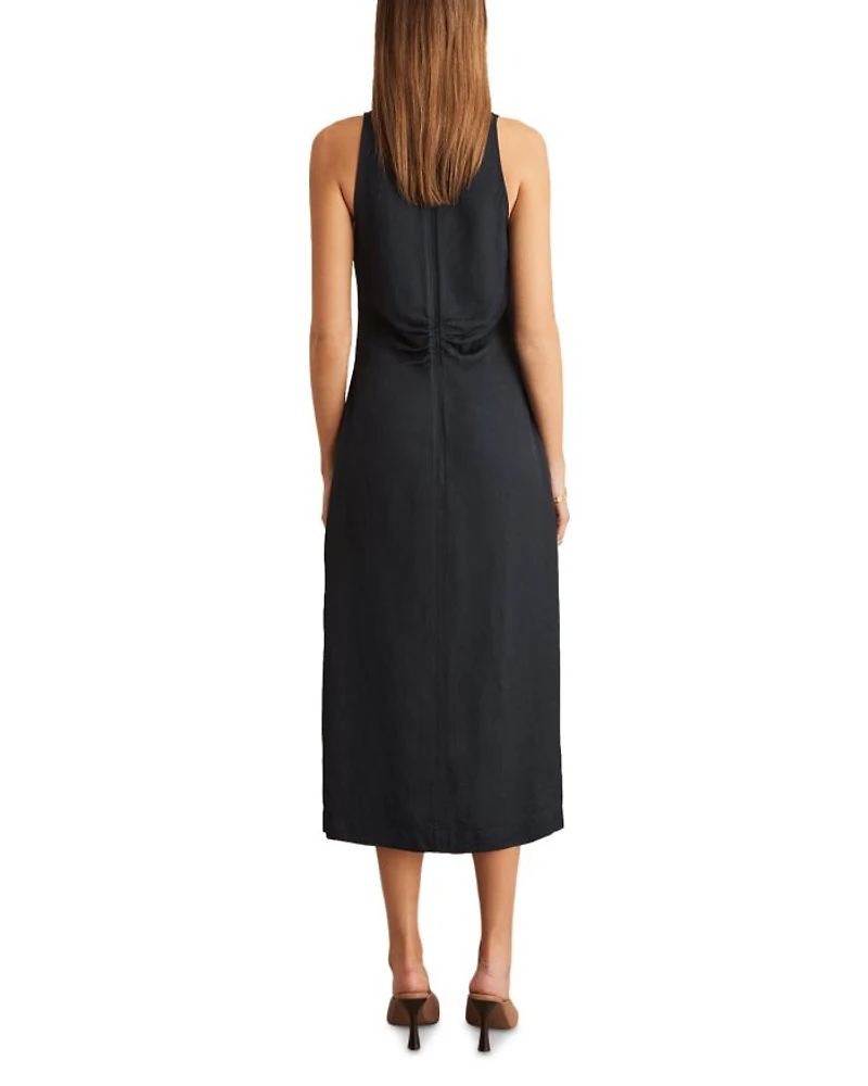 Pari Ruched Midi Dress
