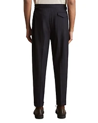 Slim Fit Ring Side Adjuster Pinstripe Trousers