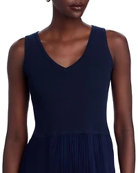 Pleated Midi Dress
