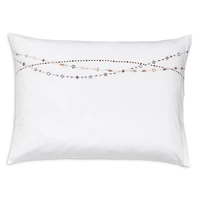 Christian Fischbacher Juwel Embroidered Sateen Standard Pillowcase