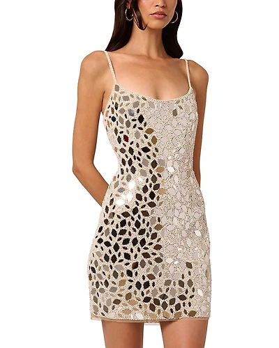 Liv Foster Kaia Beaded Mini Dress