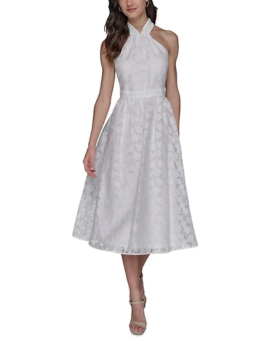 Floral Burnout Dress