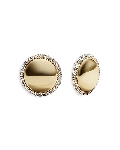 Baublebar Pamela Pave Disc Statement Stud Earrings