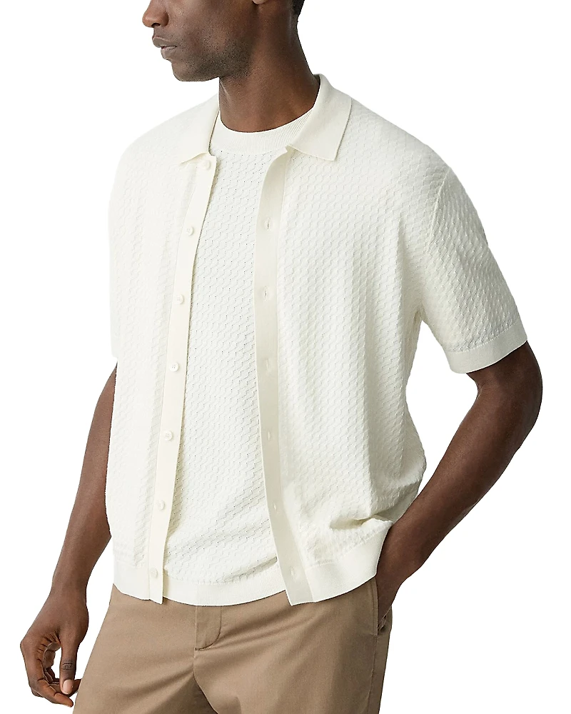 Theory Cairn Short-Sleeve Sweater