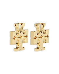 Eleanor Hidden Hoop Earrings, 0.9" diameter