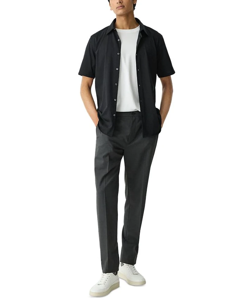Irving Short-Sleeve Shirt Structure Knit