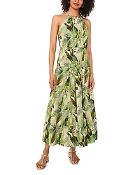 Vince Camuto Leaf Print Tiered Dress