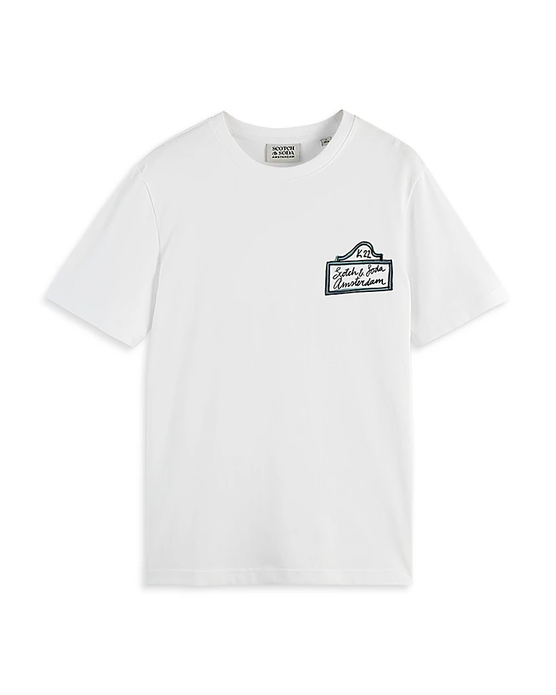 Scotch & Soda Regular Fit Graphic Logo Tee