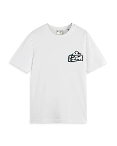 Scotch & Soda Regular Fit Graphic Logo Tee