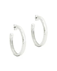 Farrier Sterling Silver Hoop Earrings, 1.5" diameter