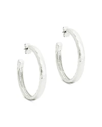 Anabel Aram Farrier Sterling Silver Hoop Earrings, 1.5 diameter