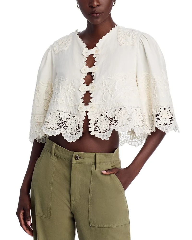 Iyla Soutache Top