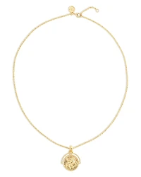 Anabel Aram Pave Pegasus Coin Pendant Necklace, 16-17