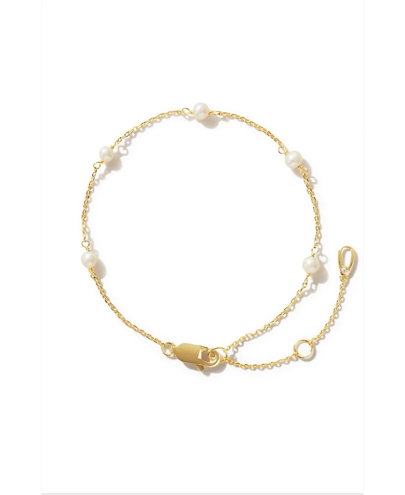 Ana Luisa Adelie Pearl Station Bracelet