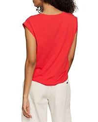 Knotted Hem Muscle Tee