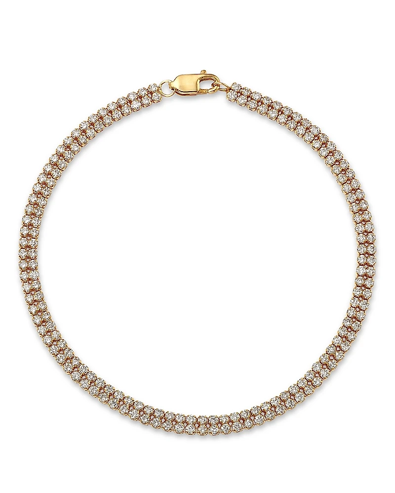 Bloomingdale's Fine Collection Diamond Double Row Bracelet