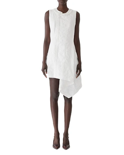 Textured Asymmetric Dress
