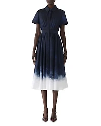 Jason Wu Collection Brushed Canvas Printed Dress
