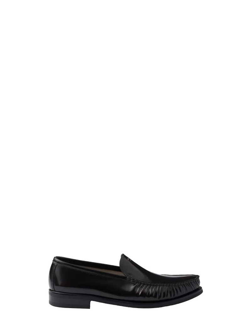 Men's Brushed Leather Loafers