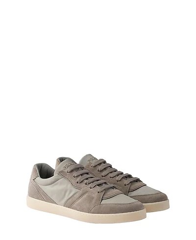 Prada Men's Suede and Re-Nylon Sneakers
